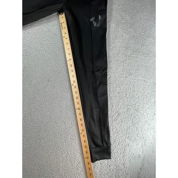 True Religion Tracksuit Sweatsuit Womens XS Black Full Zip Jacket Athletic NWT - Picture 7 of 13